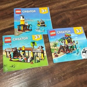 Lego creator 3 in one surfer beach house instructions